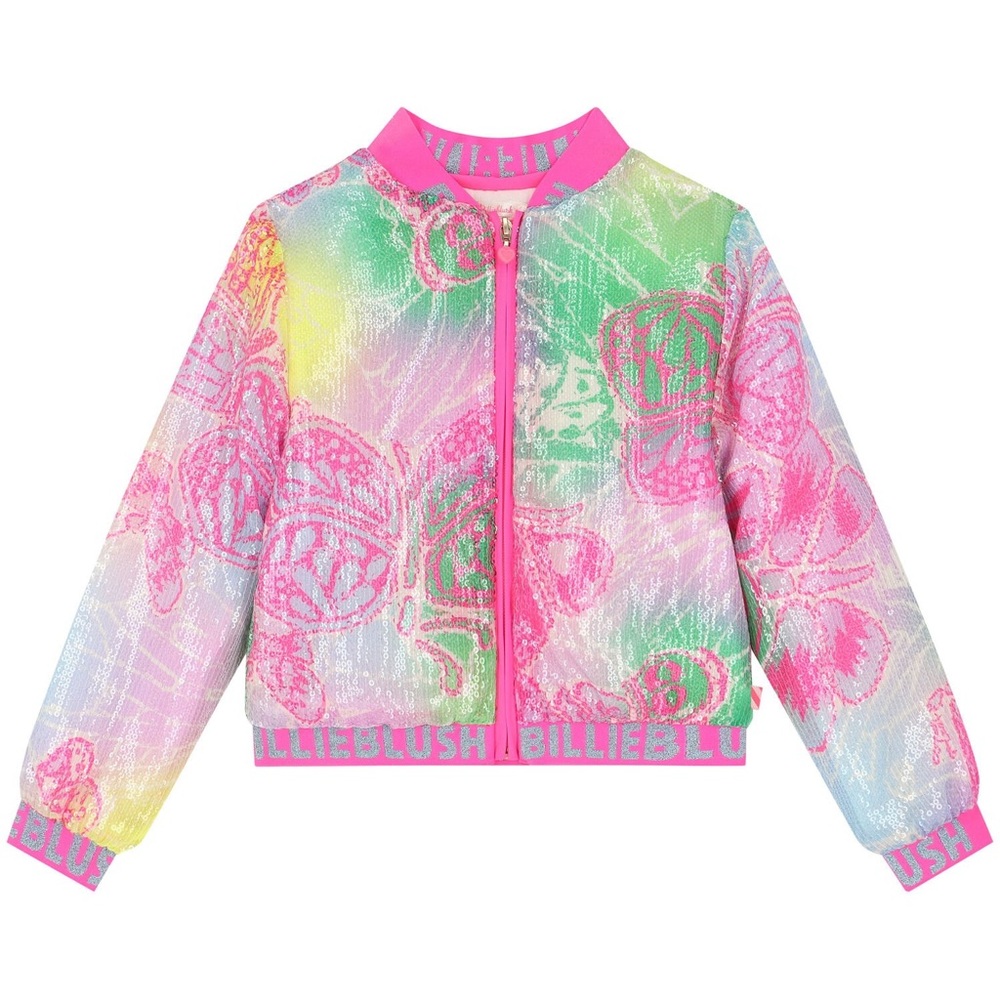 Billieblush Kids Multicolor Sequin jacket